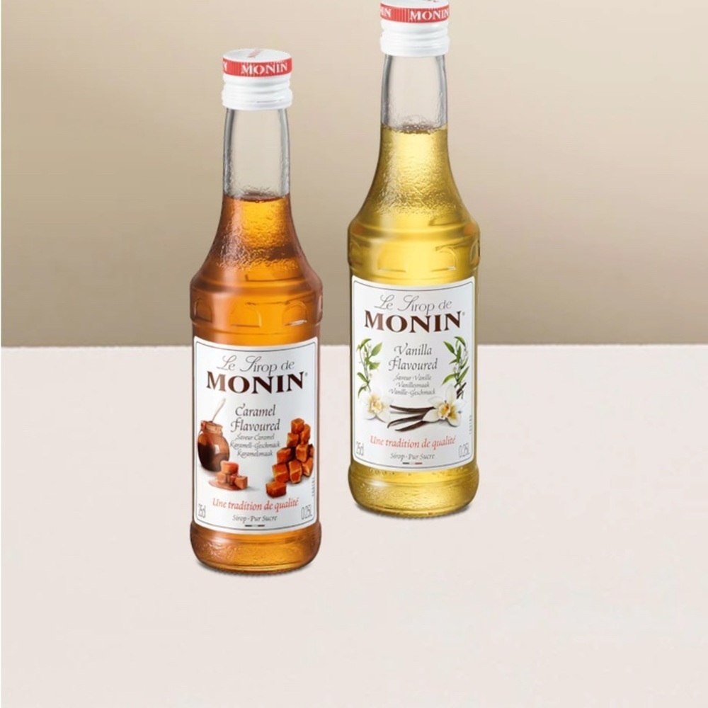 NESPRESSO x MONIN Coffee Syrup Kit, Vanilla and Caramel